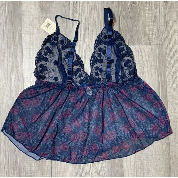 Spree Intimates 2 Piece Set Chemise Lingerie - Picture 6 of 7